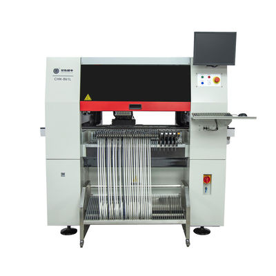 CHM861 Electrical Vertical PCB Pick And Place Machine With 8 Mounting Heads