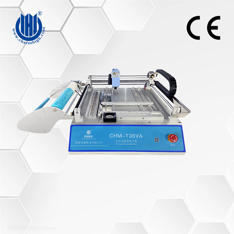 In India Charmhigh CHM-T36VA Smt Led Desktop Pick Place Machine For PCB Assembly