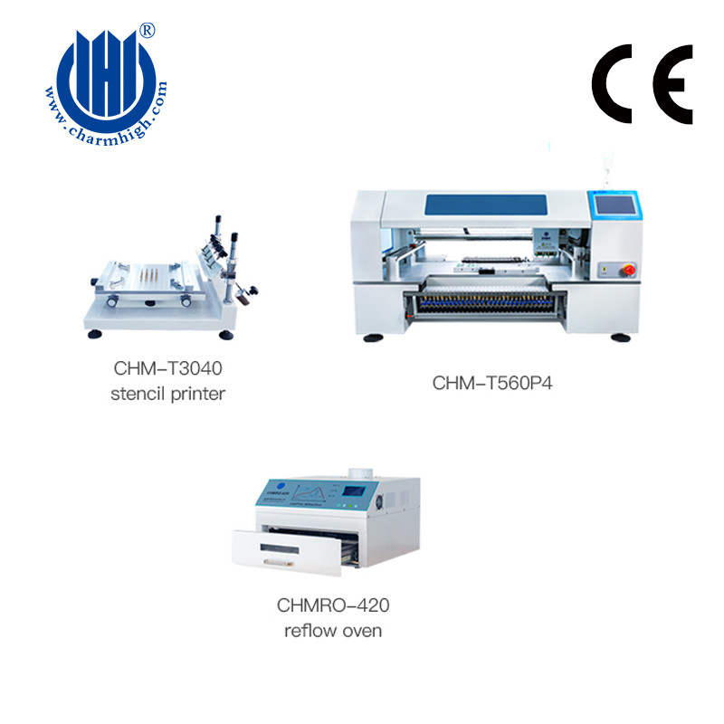 Charmhigh 4 Head Led Smt Mounting Pick And Place Machine Manual Operated
