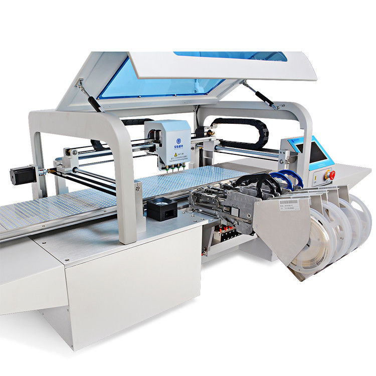 Pneumatic Feeder 5500cph LED Assembly Machine For 1.2M PCB