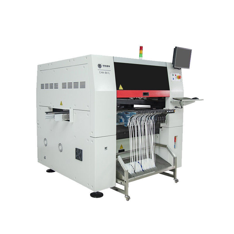automatic nozzle change flying camara CHM-861 Automatic High Speed Vertical SMT Pick & Place Machine