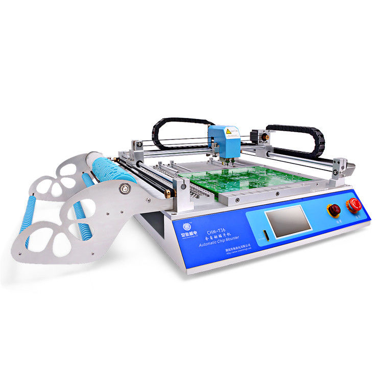 Charmhigh Two Heads High Precision PCB Pick Place Machine With Vacuum Pump