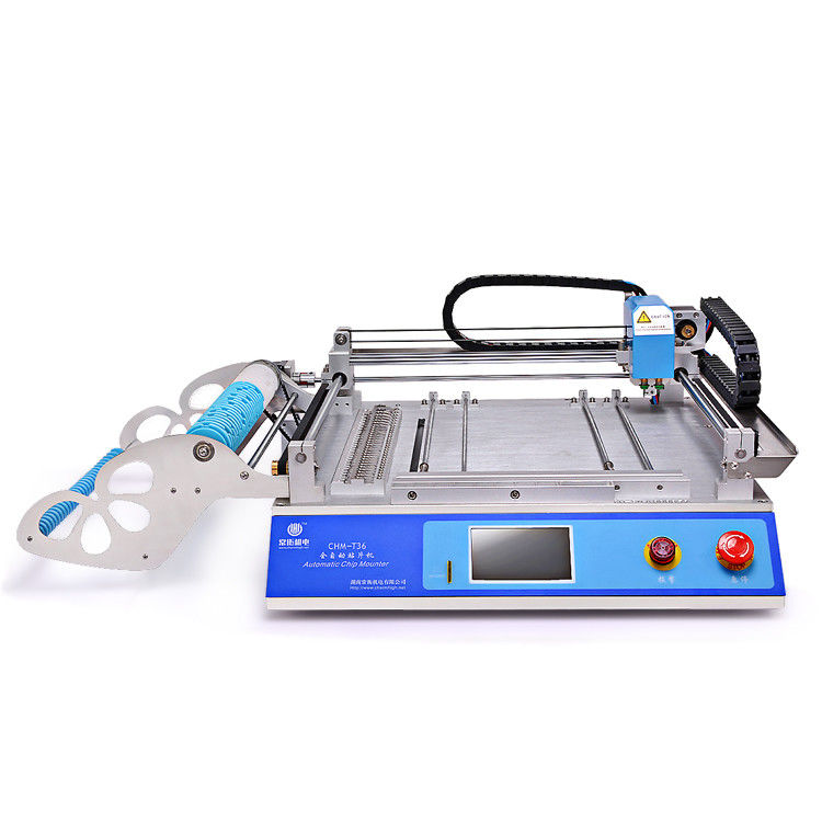 Charmhigh Two Heads High Precision PCB Pick Place Machine With Vacuum Pump