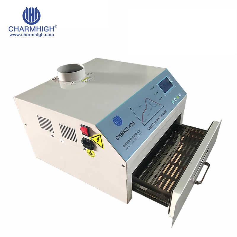 270mm Charmhigh Solder Reflow Oven , SMD Reflow Oven With PID Controllers