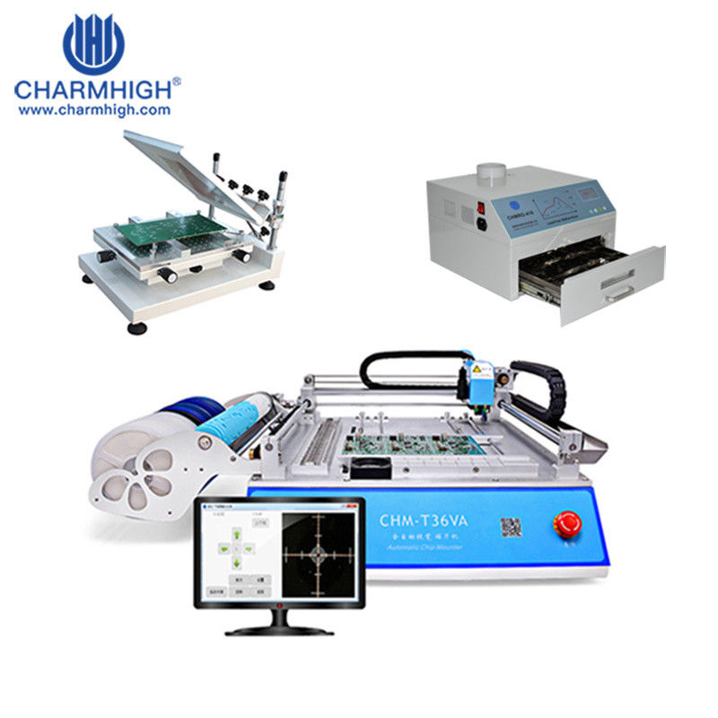 Flexible 2.5KW Hot Air Heating  Control Accuracy 0.025mm SMT Production Line Short Cycle