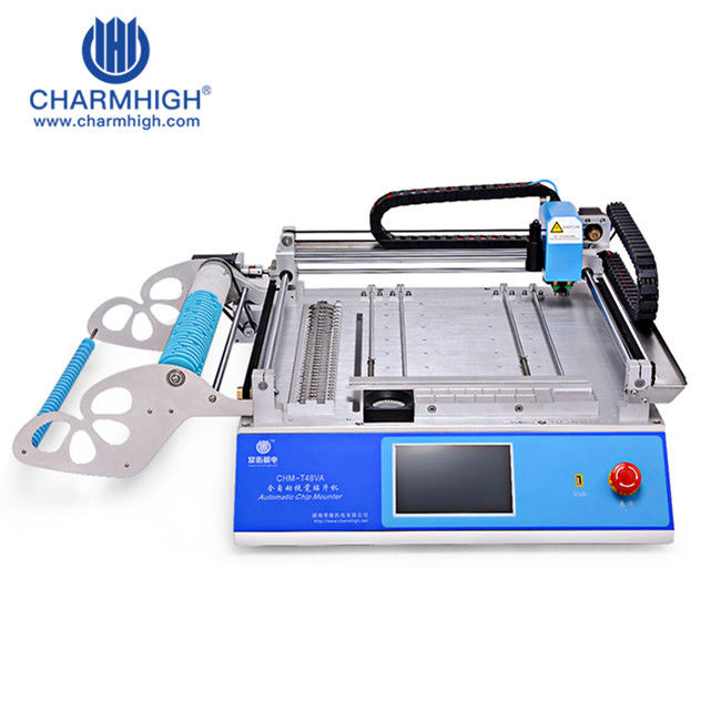 CHM-T48VA Chip Mounter 2 Heads Desktop Semi-Automatic Electrical SMT Pick and Place Machine For PCB Production Line