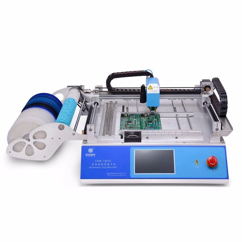 2 Heads Electrical PCB Assembly Desktop Pick And Place Machine CHM-T48VA